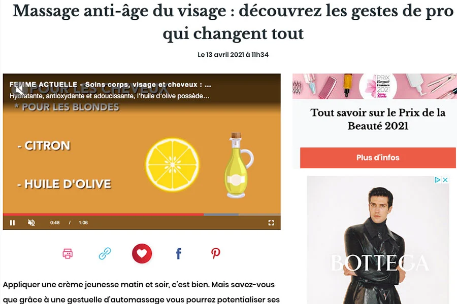 Massage anti-âge du visage : découvrez les gestes de pro qui changent tout